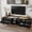 Black, variant on 70.12" Farmhouse TV Stand,Entertainment Center with Glass Doors & Storage Cabinets,Adjustable Shelves,Television Stands for TV Up to 75 Inch,Modern Media Console Table for Living Room,Cherry