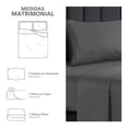 thumbnail image 2 of Juego De Sábanas Frescas Mainstays Matrimonial Cool Gris, 2 of 4