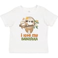 thumbnail image 3 of Inktastic Sloth I Love My Babushka Boys or Girls Toddler T-Shirt, 3 of 5