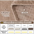 thumbnail image 3 of Dark Couch Covers for Sectional Sofa Couch Cover L Shape Couch Covers for Dogs Washable Couch Cover Banket Modern Sofa Slipcovers Super Soft Sofa Towel for Kids Pets ” x ”, 3 of 8