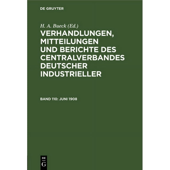 Juni 1908 (Hardcover)