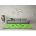thumbnail image 3 of Ahgly Company Indoor Rectangle Abstract Green Modern Area Rugs, 5' x 8', 3 of 4