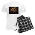 thumbnail image 6 of CafePress - Angry Tiger Breaking Through Glass Pajamas - Men's Light Loose Fit Cotton Pajama Set, 6 of 7