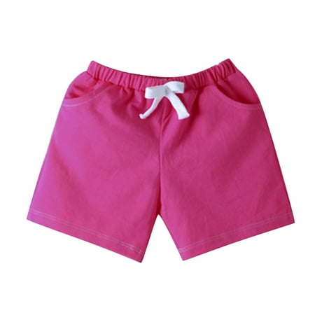 

JAHH Kids Clothes Casual Breathable Children s Candy Colored Colored Cotton Shorts Sports Pants Spring Summer Elastic Waist Comfortable Student Boys Girls Shorts(18-24 Months E)