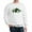 White, variant on CafePress - Moose In The Forest Sweatshirt - Crew Neck Sweatshirt