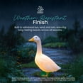thumbnail image 5 of Union Products 23" Light Up Wild Goose Garden Statue, Seasonal Outfit Compatible, White, 5 of 7