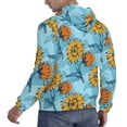 thumbnail image 6 of Honeii Sunflowers Pattern Mens Hoodies Men's Loose Sleeve Sweatshirt,Pullover Hooded Sweatshirt for Men,Essentials Hoodie-Large, 6 of 7