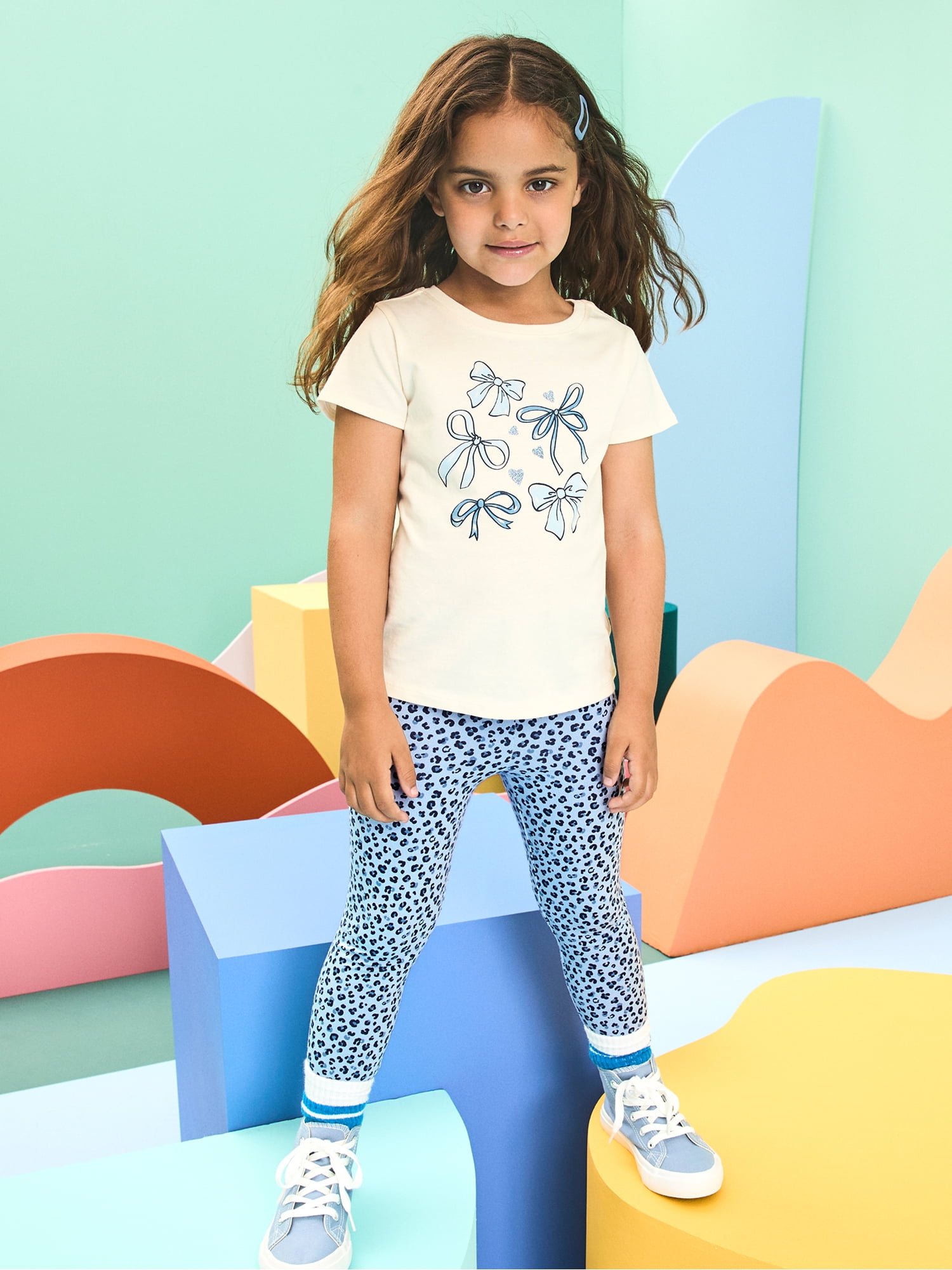 Garanimals Baby & Toddler Girls Leggings, Single & 3-Pack, Sizes 0-6T