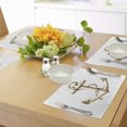 thumbnail image 4 of Ambesonne Anchor Place Mats Set of 4, Nautical Voyage, Standard Size, Yellow and Black, 4 of 6