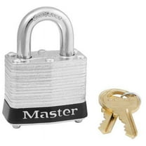 MASTER LOCK 3KAS12BLK Lockout Padlock,KA,Black,1-1/4"H,PK12