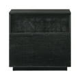 thumbnail image 5 of Petra 1 Drawer Wood Nightstand in Black Finish, 5 of 6
