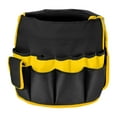 thumbnail image 2 of Almencla Gardening Tools Bucket Bag Sturdy Bucket Tool Organizer for Hammers Wrenches Black Yellow, 2 of 8