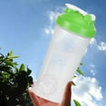 thumbnail image 2 of 600ml Shaker Bottle Sports Whey Protein Mixing Bottle With Stirring Ball Bot Cup, 2 of 3