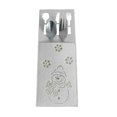 thumbnail image 3 of Bolsa para cubiertos tenedor cuchillo Decoración de mesa vajilla de Navidad Wdftyju bolsillo tela Rectangular no tejida para restaurante familiar fiesta de Hotel, 3 of 5