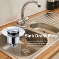 thumbnail image 3 of Bathroom Sink Plug Stopper Pop-Up Drain Filter Wash Basin Core Bounce 1.34"~1.57, 3 of 6