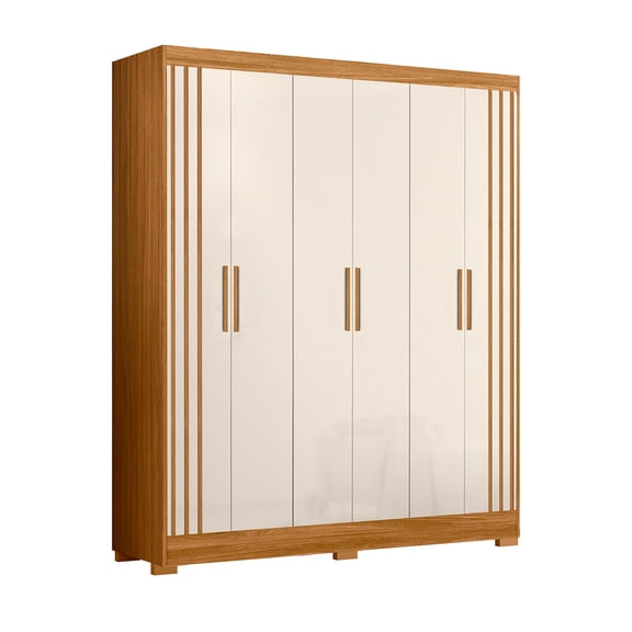 ROPERO CASTILLA 3703 NATURAL BLANCO