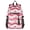 Wavy Lines and Heart, variant on JIALIOU 14" Laptop Backpack Waterproof Airline Approved Stylish Casual Daypack for Travel Business College Work, Wavy Lines and Heart
