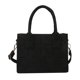thumbnail image 2 of Bolso bandolera de fieltro Yuyangstore para mujer informal elegante ligero de un solo hombro negro, 2 of 8