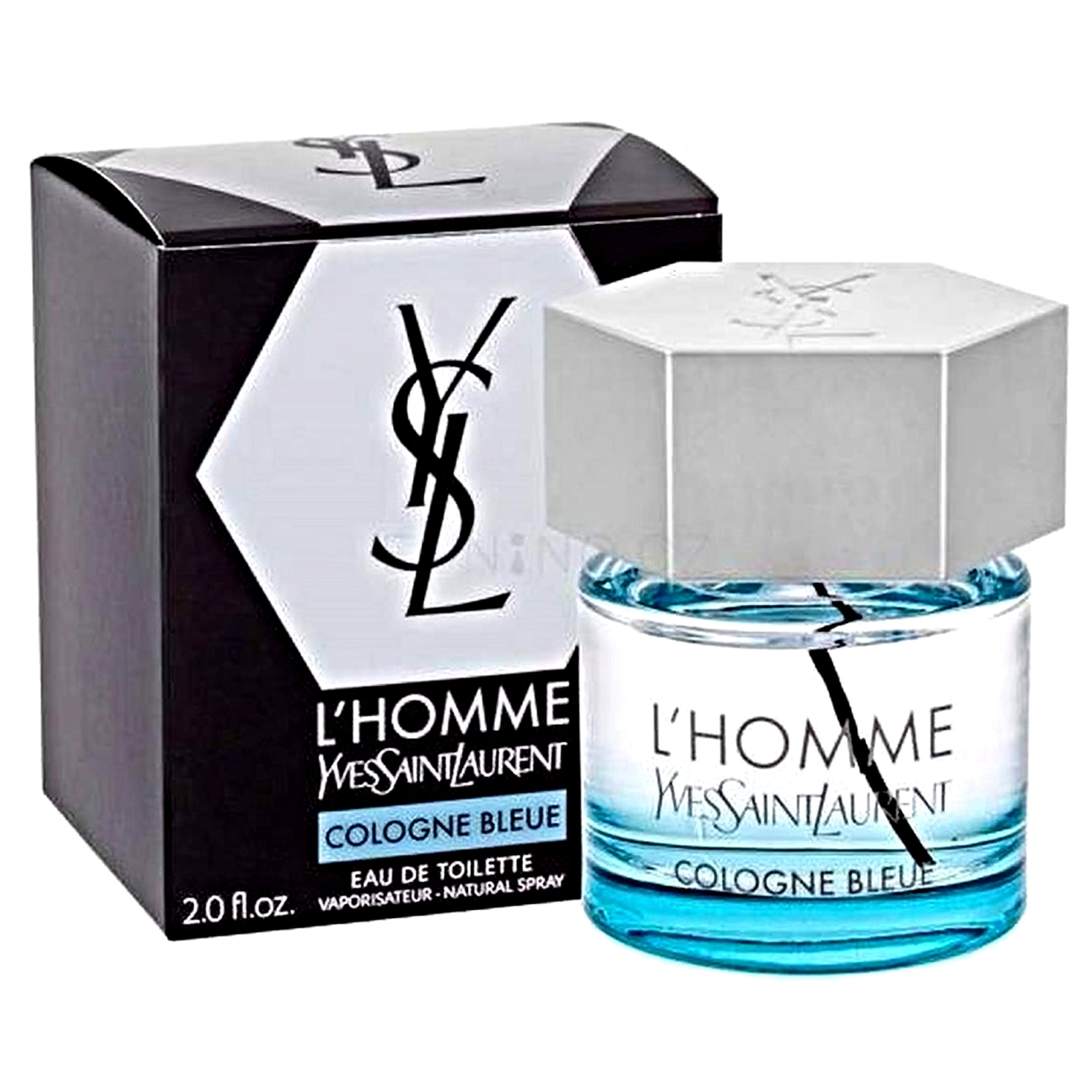 L homme Cologne Bleue by Yves Saint Laurent for Men - 2 oz EDT Spray