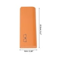 thumbnail image 4 of Unique Bargains 1 Pc Eyeglasses Case Protective Eyeglasses Storage 6.1"x2.36"x1.18" Orange, 4 of 5