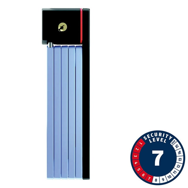 Abus, Bordo uGrip 5700 SH, Folding Lock, Key, 80cm, 2.6', 5mm, Blue