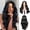 Black, variant on Phocas Purple Wig for Women 22 Inch Long Purple Wavy Wigs with Bangs Natural Curly Hair for Daily Use