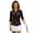 Paw prints, variant on HUIACONG Palm Tree Womens 3/4 Sleeve Golf Shirts Quarter Zip with Breathable Anti-Wrinkle Women's Golf Polo Shirts for Sports Tennis Daily Exercise Workout