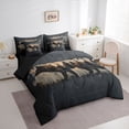 thumbnail image 3 of Feelyou Wildlife Wolf Boy Twin Bedding Sets 7pcs, Rustic Farmhouse Bedding Comforter Set, 3 of 8