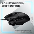 thumbnail image 2 of Logitech G502 X Wired Gaming Mouse - LIGHTFORCE hybrid optical-mechanical primary switches, HERO 25K gaming sensor, compatible with PC - macOS/Windows - Black, 2 of 6