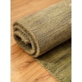 thumbnail image 6 of Rugsotic Carpets Hand Knotted Wool Area Rug 3'x5' Green Contemporary Rectangle Indoor Rug for Living Room, Bedroom Antimicrobial L00530, 6 of 6