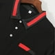 thumbnail image 5 of pstuiky Camisas de vestir de manga corta para hombre, Camisa de manga corta con solapa de rayas para hombre, camisa de contraste de color camisetas de hombre xxl, 5 of 5