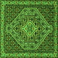 thumbnail image 1 of Ahgly Company Indoor Square Persian Green Traditional Area Rugs, 6' Square, 1 of 1