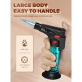 thumbnail image 3 of 4-Pack Torch Lighters, Powerful Windproof Jet Flame, Butane Gas Refills with Safety Lock, Mini Torch Lighters for Candles, Fireworks (Gas Not Included), 3 of 4