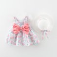 thumbnail image 3 of Edvintorg 12Months-4Years Toddler Girls Summer Clothing Set Sleeveless Backless Dress with Sun Hat Cute Outfits for Girls 2025 Kids Clothes Girls, 3 of 4