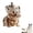 Pug, variant on French Bulldog Snack Jar - Airtight Container with Lid for Dog Treats, Cookies, Candy & Coffee Pods, Kitchen Countertop Decor Bulldog Decor for Kitchen, Pet Lovers Gift