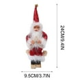 thumbnail image 3 of zhmrfg Santa Claus Doll Christmas Decoration, Vintage Old Man Ornament, Tabletop Holiday Decor, Perfect for Christmas Party, Shelf, Office Decoration, Charming Gift Idea for Holiday Season, 3 of 5