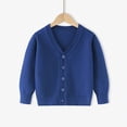 thumbnail image 2 of Gibobby Sweater Toddler Kids Girls and Boys 12 Months 2t 3t 4t Lightweight Soft Cardigan Sweater Casual Kids Winter Clothes(7-8 Years,Blue), 2 of 5