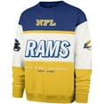 thumbnail image 2 of Men's '47 Royal/Gold Los Angeles Rams Breeze Maximalist Sweatshirt, 2 of 3