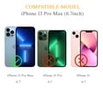 thumbnail image 5 of Abstract Rainbow Plant Case for iPhone 13 Pro Max,Aesthetic Art Design TPU Bumper Cover Case, 5 of 5