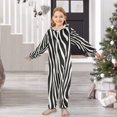 thumbnail image 6 of Vzayyk 4T-14Y Size Aviliable Cozy One-Piece Footless Sleeper Pajama Zebra Stripes, 6 of 8