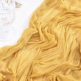 thumbnail image 5 of Holzlrgus Cheesecloth Table Runner 10ft Gauze Boho Rustic Gold Cheese Cloth Table Runner for Wedding Bridal Shower Fall Thanksgiving Christmas Decoration Yellow, 5 of 5
