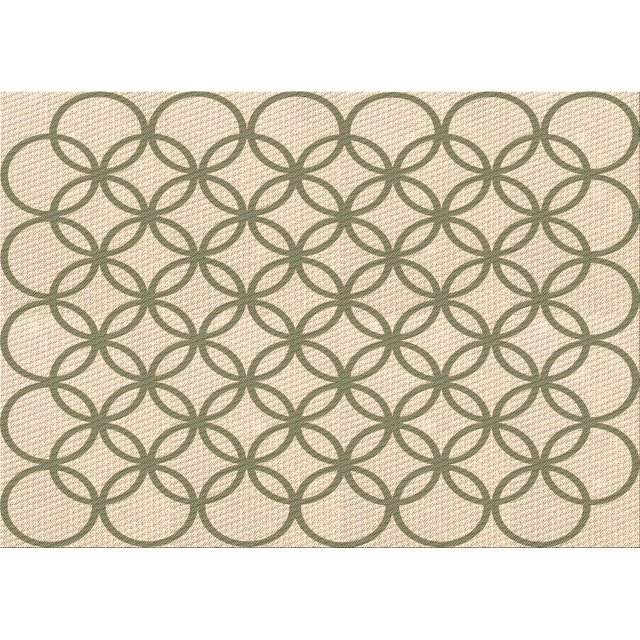 Ahgly Company Machine Washable Indoor Rectangle Transitional Vanilla Gold Area Rugs, 3' x 5'