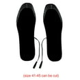 thumbnail image 3 of Plantilla calefactora USB calentador pies eléctrico recargable calentado lavable se cortar el tamaño (41-46) se cortar el tamaño 41-45 (cable USB), 3 of 8