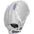 thumbnail image 4 of Guantes de softball Rawlings Sure Catch Series, 12.5 pulgadas, morado/gris, 4 of 8