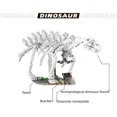 thumbnail image 4 of Kid Dinosaur Toy Block Jurassic Park Luminous Skeleton Model Kit Jurassic World Mini Particle Lepin Brick Christmas Gift Dinosaur Toy For Boy Dinosaur Build Block, 4 of 7
