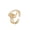 Gold, variant on Adjustable Copper Ring Geometric Electroplated For Women Spring Fashion Jewelry High End Temperament For Women Everyday