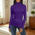 thumbnail image 2 of Chandail à Col Roulé pour Femme Chandail Tricoté pour Femme à Manches Longues Court Chandail Ajusté en Tricot Chandail d'Hiver, Chandail à Col Roulé pour Femme P, 2 of 7