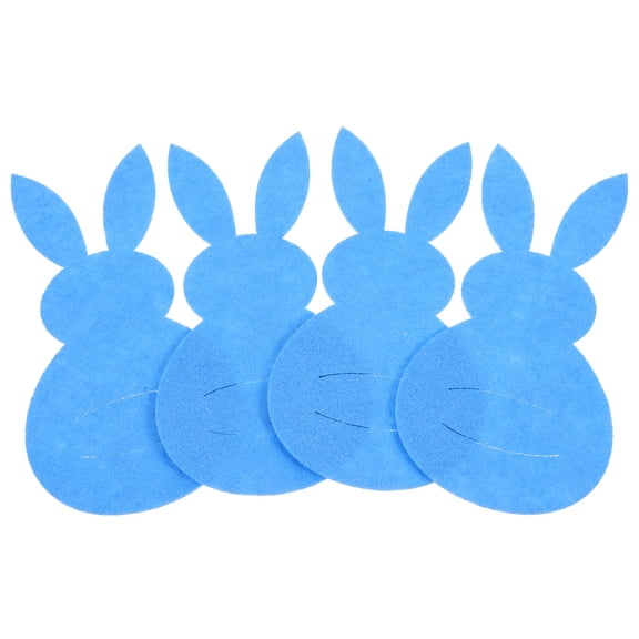 LIFKOME Adorable Rabbit Cutlery Bags Blue for Easter Party Table Decor