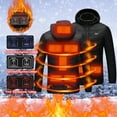 thumbnail image 3 of Heated Jacket, Charging Heating Jacket for Men Women Outdoor Warm Clothing Heated For Riding Skiing Fishing Charging Via Heated Coat Clearance, 3 of 5