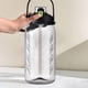 thumbnail image 4 of Botella de agua grande de 74 oz - garrafa deportiva de plástico de 2200 ml para gimnasio y senderismo, impermeable con cerradura, envase portátil para bebidas, verde/negro/blanco, 4 of 6